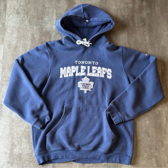 Reebok Other - Toronto Maple Leafs Reebok Hoodie Mens Large Blue